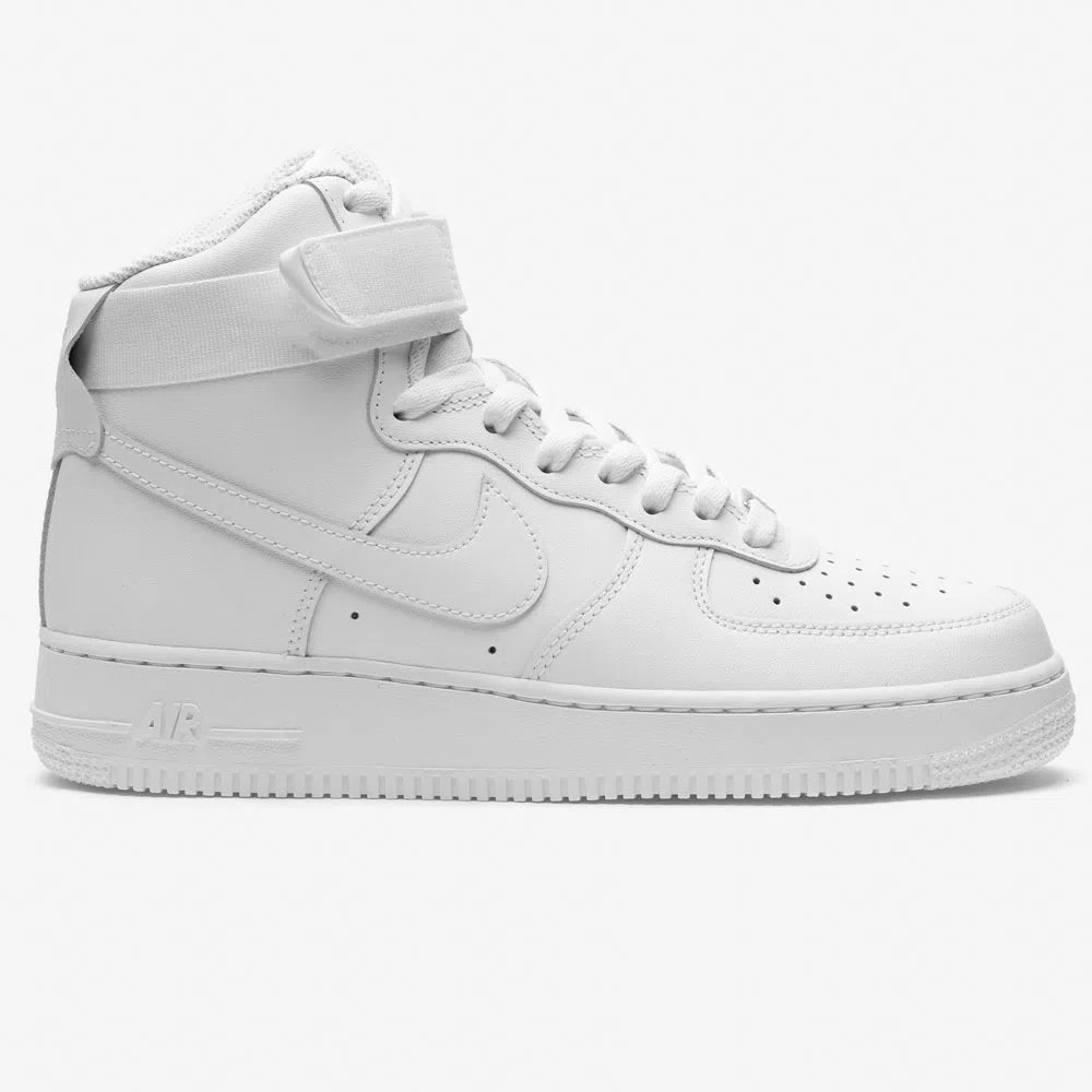 Black and white air 2024 force ones high top